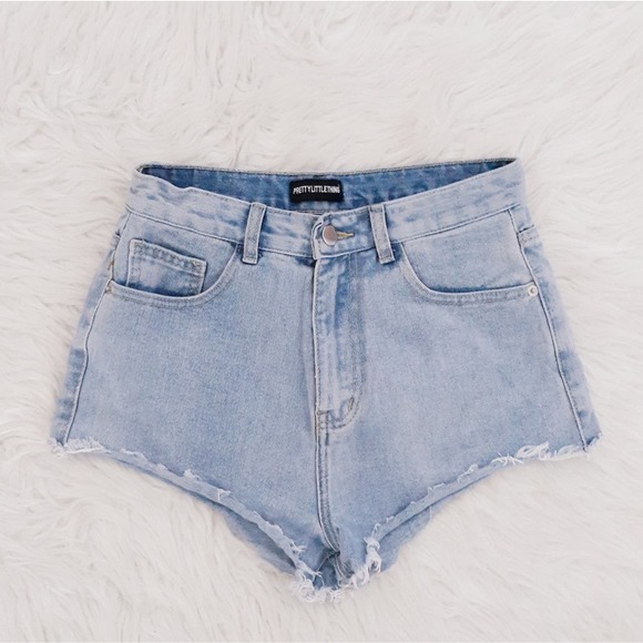 PrettyLittleThing Pants - Pretty Little Thing Short Jean Shorts 4
